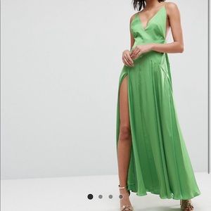 ASOS Silky Green Dress